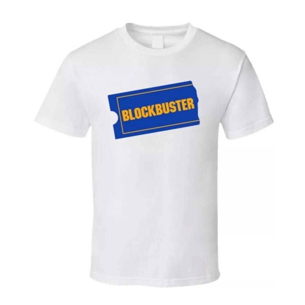 Retro Blockbuster Video Logo Video Store T Shirt Medium‎
